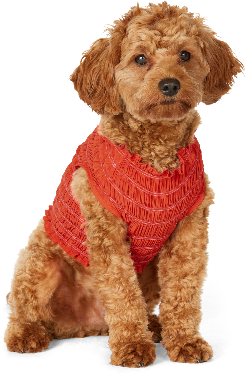 Gauntlett Cheng Ssense Exclusive Red Elastic Sweater In Red