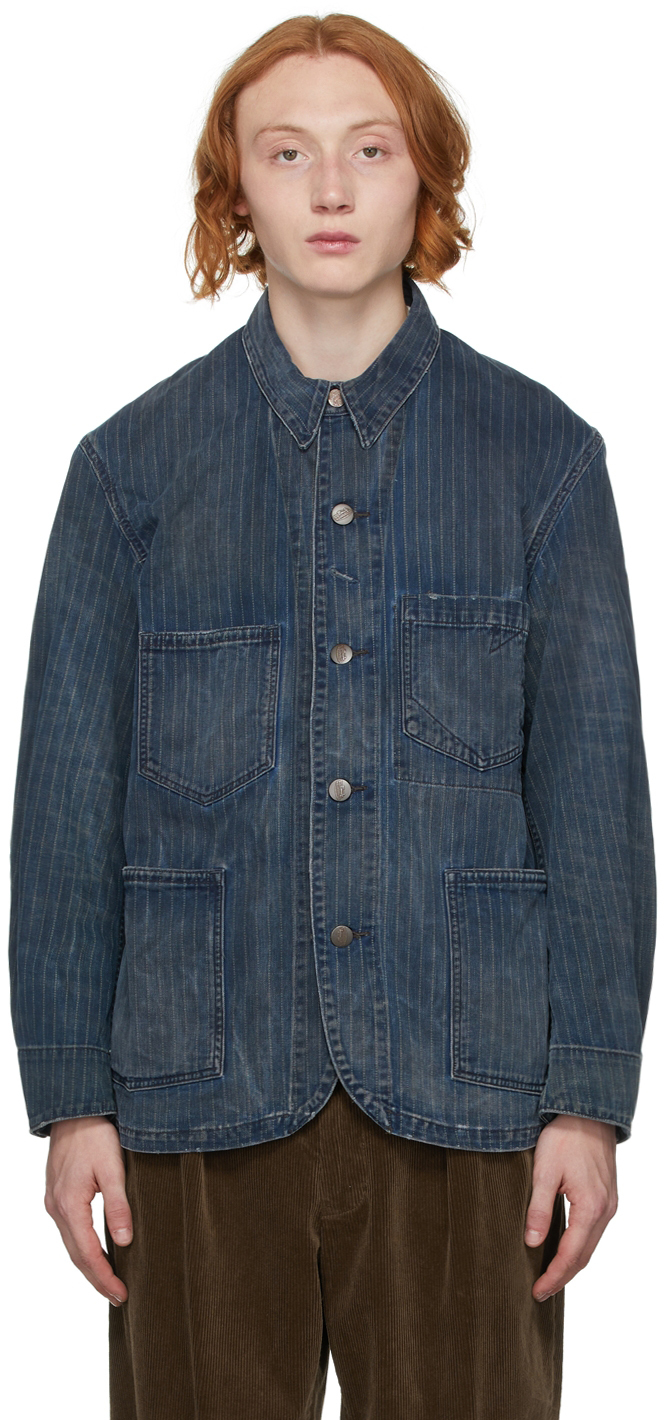 RRL Indigo Denim Chore Jacket | Smart Closet