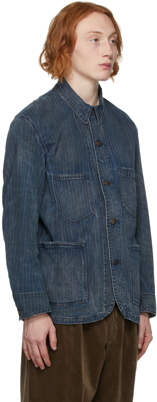 RRL Indigo Denim Chore Jacket | Smart Closet