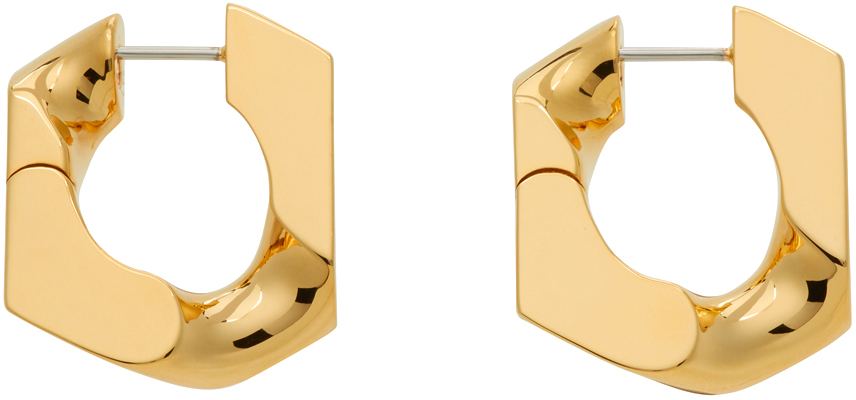 Numbering Gold #251 Earrings