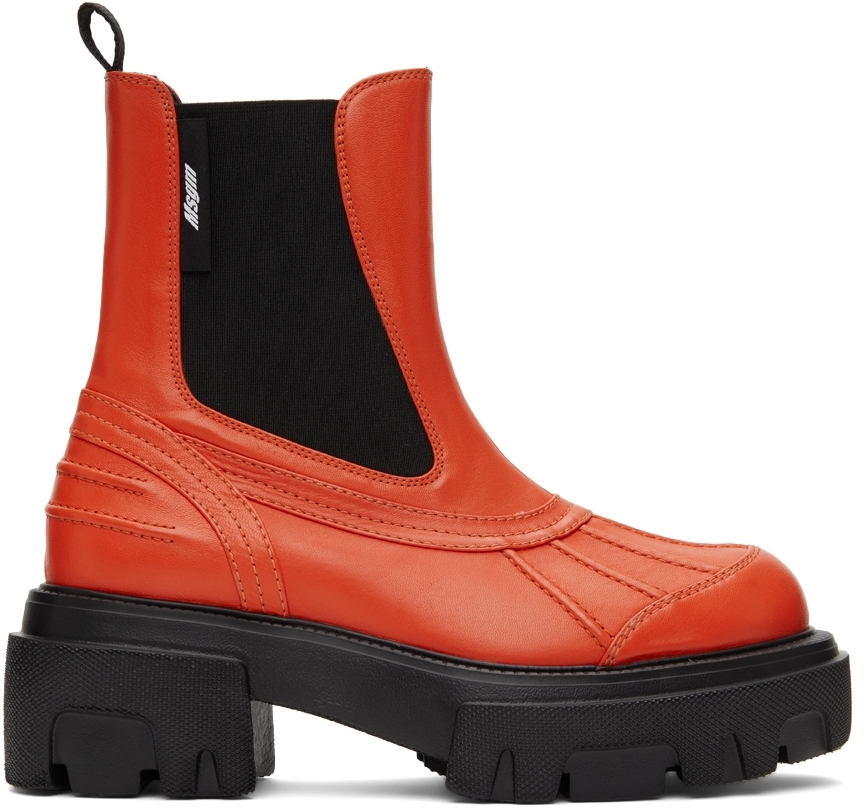 sheepskin chelsea boots