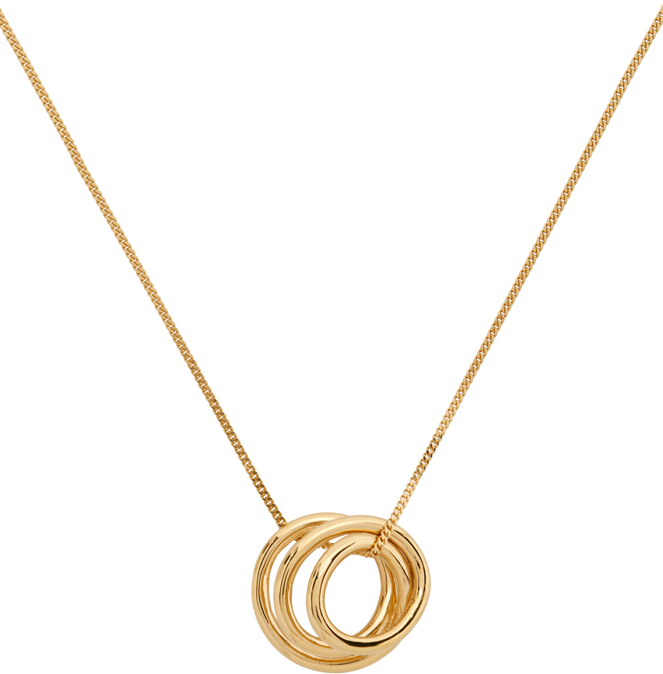 Completedworks Gold Flow Pendant Necklace