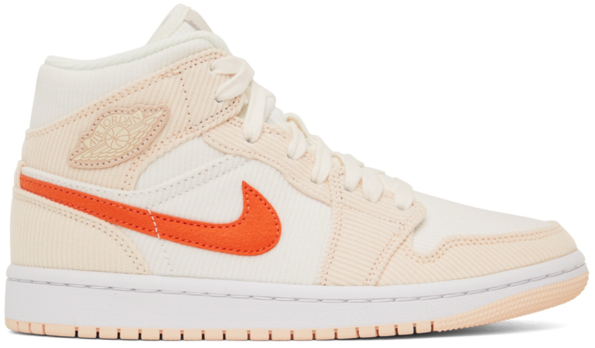 pink and white air jordan