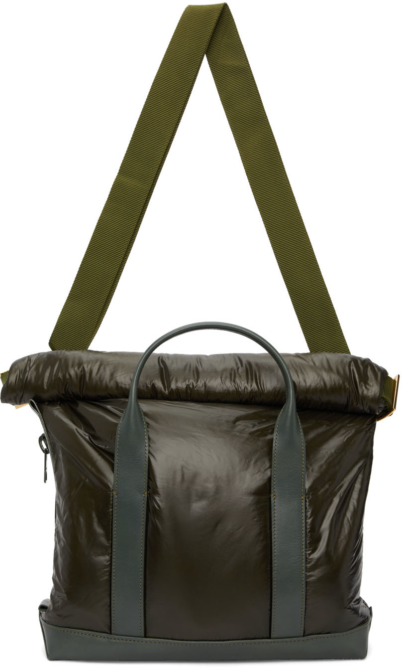 Green Medium Dry Messenger Bag SSENSE Men Accessories Bags Luggage 