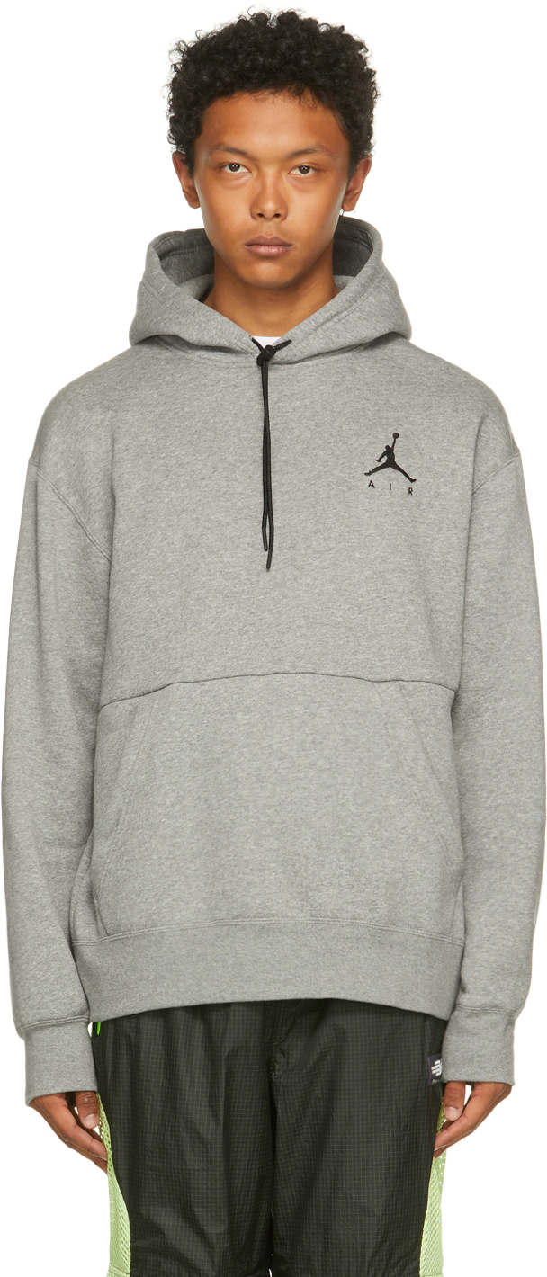 jordan hoodie grey