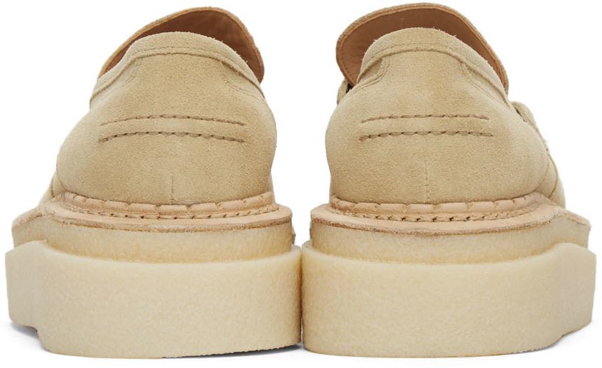 Sacai Beige George Cox Edition Leather Loafers | Smart Closet