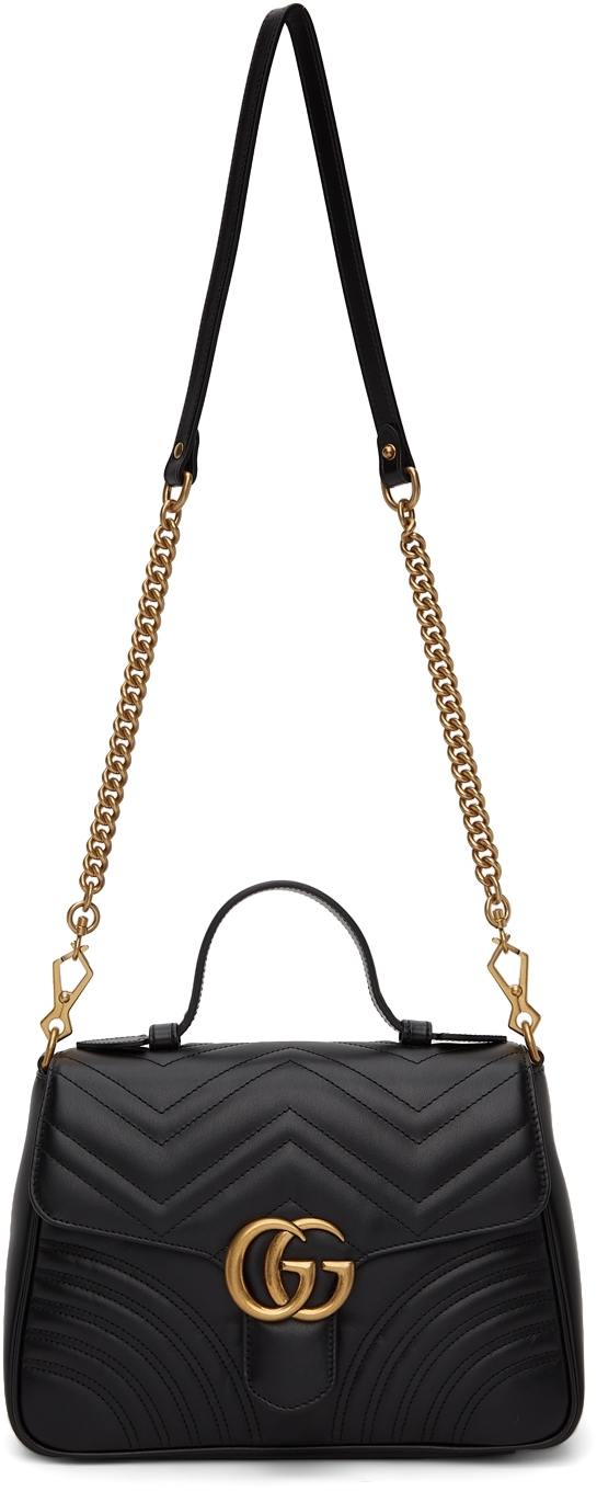 Gucci: Small GG Marmont Top Handle Bag |