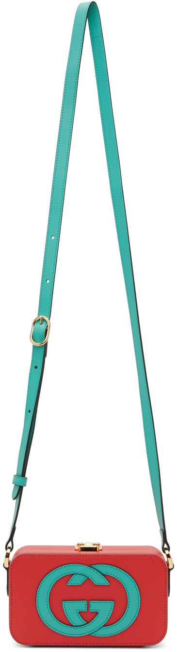 gucci shoulder bolsa with red and green strap