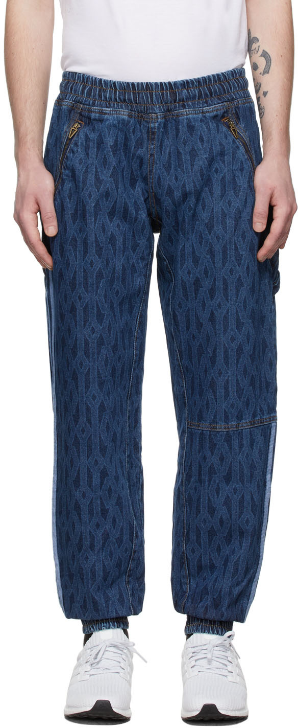 adidas x IVY PARK Navy Denim Monogram Lounge Pants