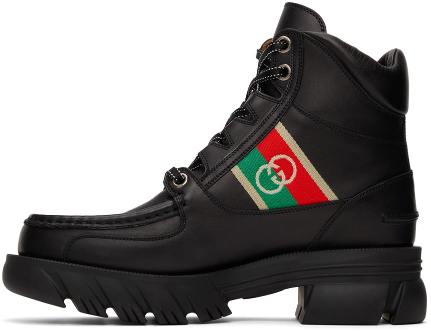 Gucci The North Face x leather boots - ShopStyle Lace-up & Chukka