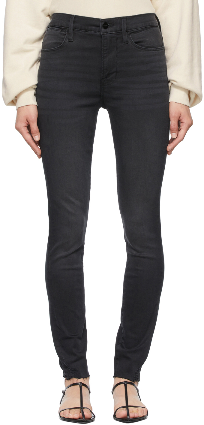 frame grey skinny jeans