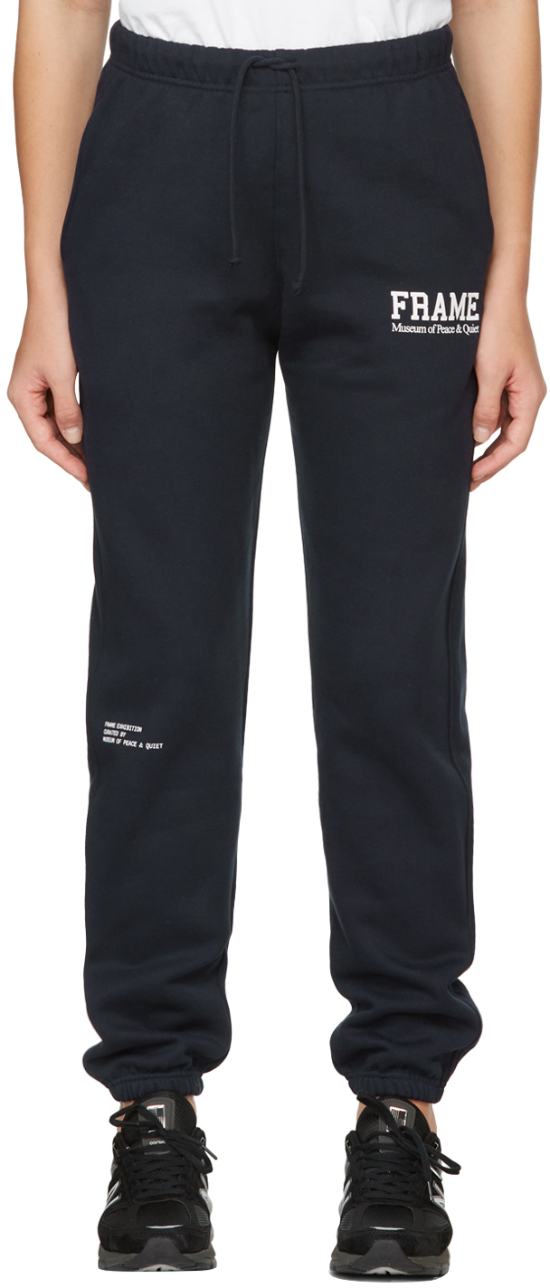 Museum of Peace & Quiet Navy FRAME Edition Logo Lounge Pants