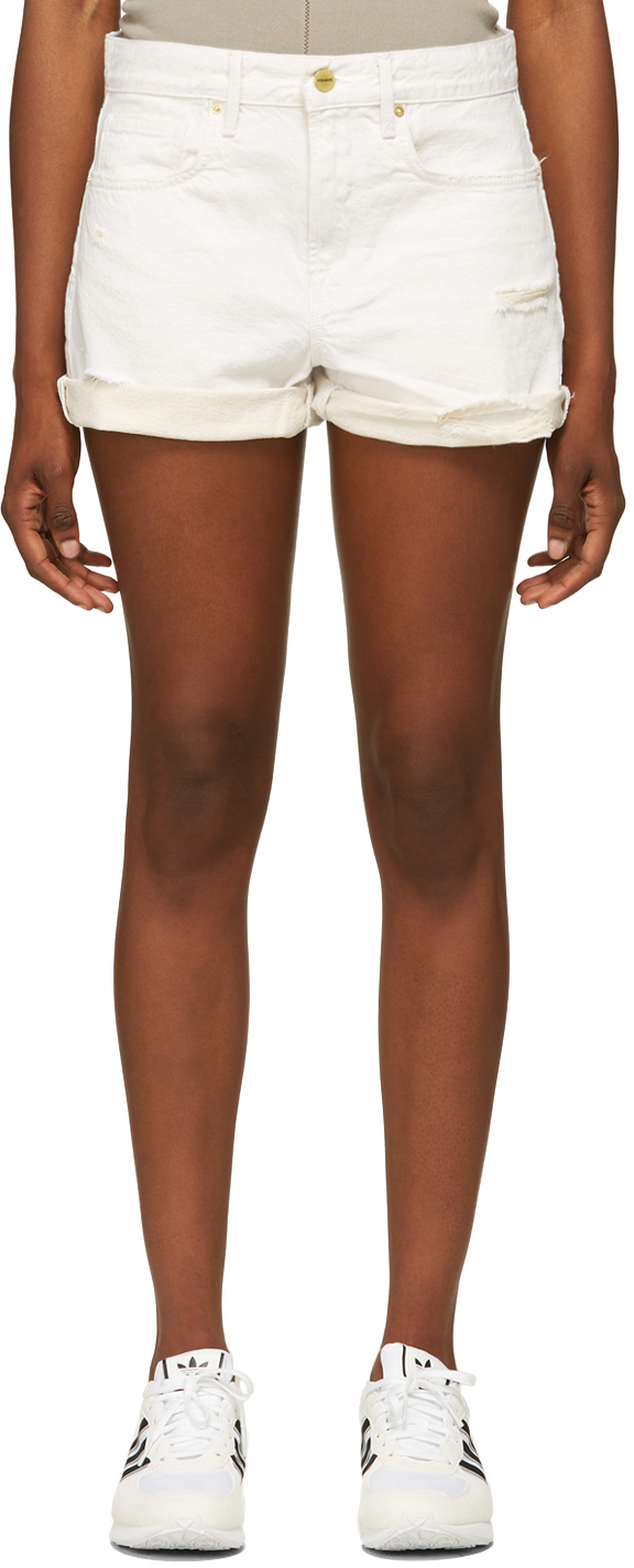 Off-White Denim 'Le Brigette' Shorts by 