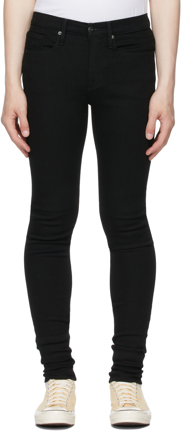 FRAME ブラック Jagger True スキニー ジーンズ SSENSE 日本