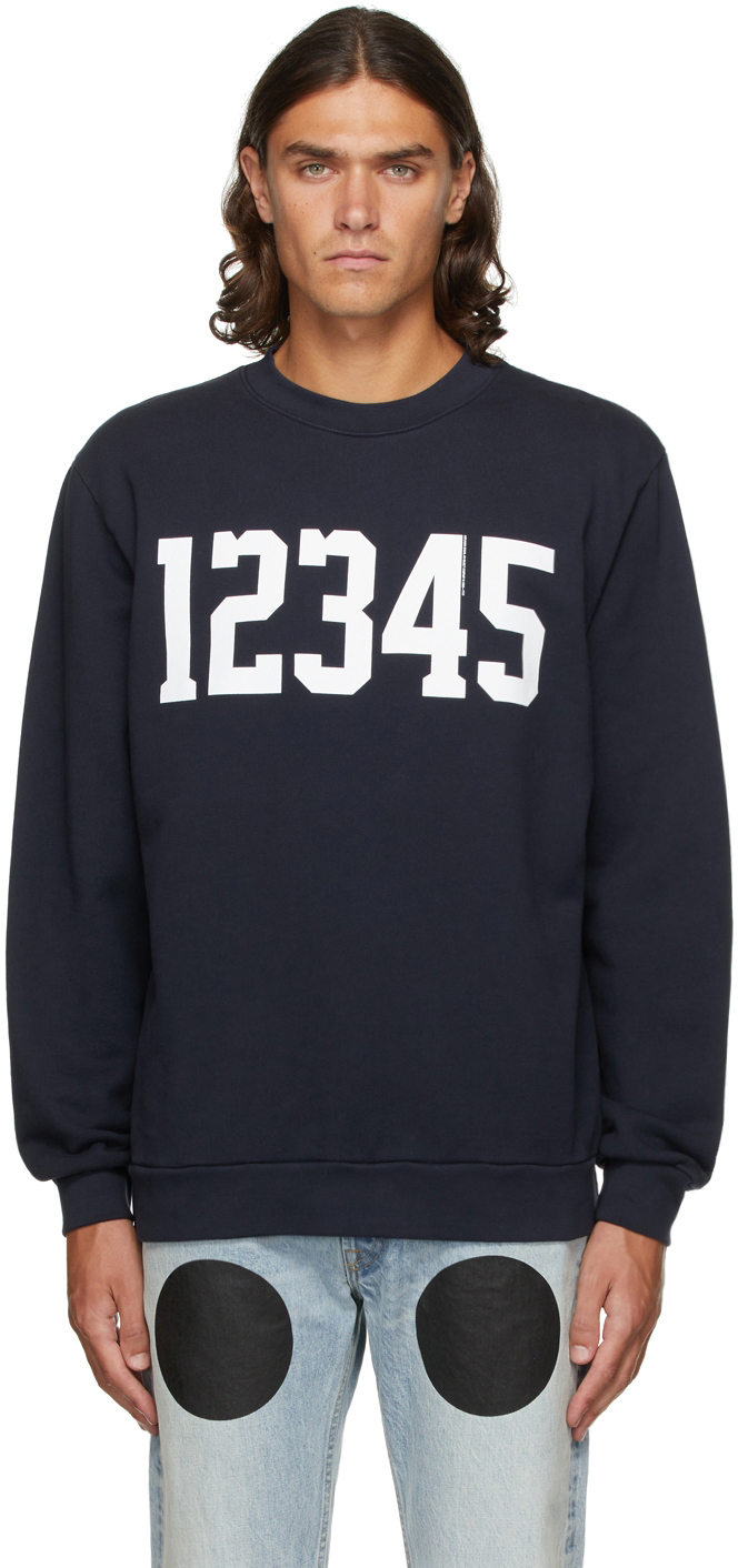 Benjamin Edgar Navy '12345' Classic Sweatshirt