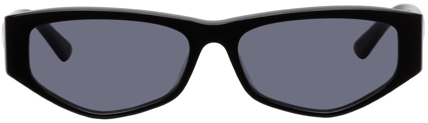 MCQ Black Acetate Cat-Eye Sunglasses