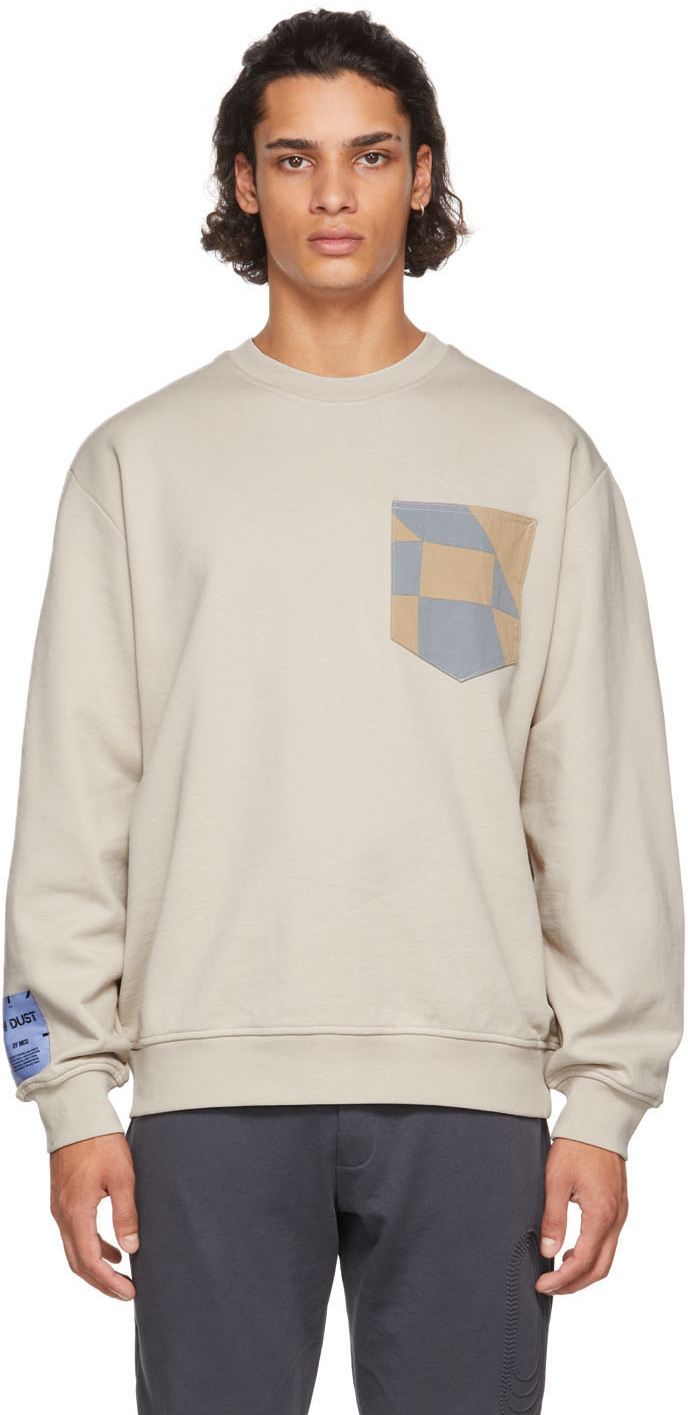 MCQ Off-White Patchwork Sweater