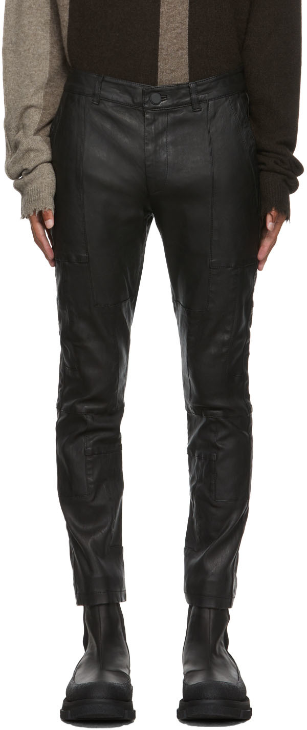 FREI-MUT Black Mystery Leather Pants