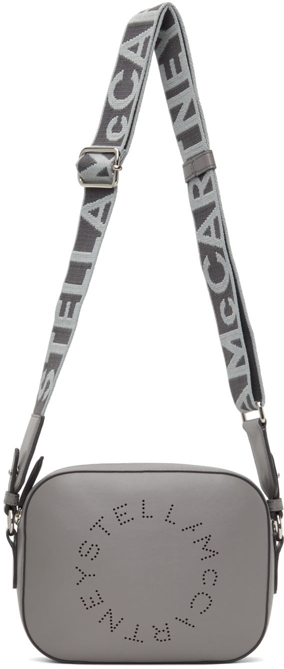 Stella McCartney Grey Mini Logo Camera Bag