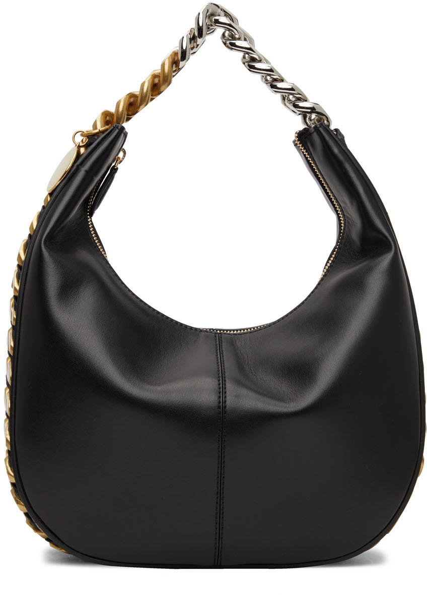 Stella McCartney Black Mini Chain Shoulder Bag