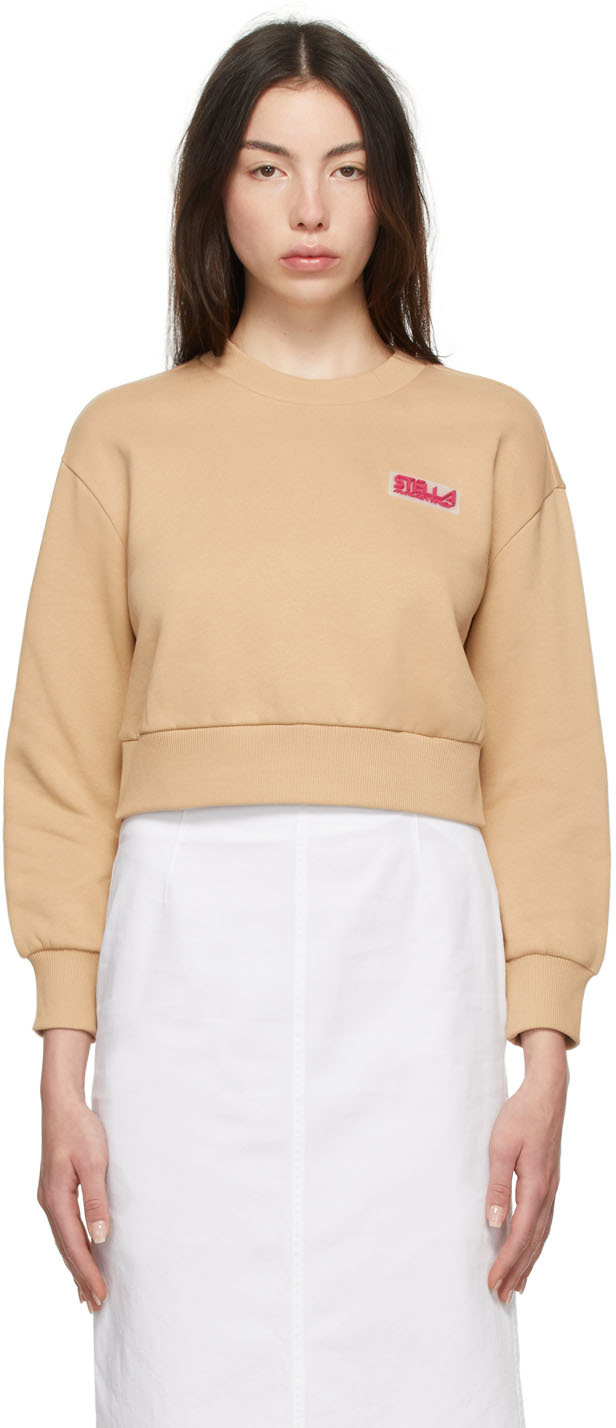 Beige Logo Sweatshirt