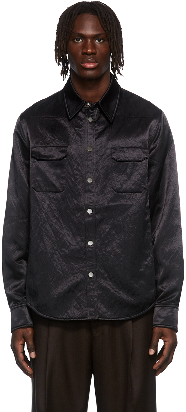 Sean Suen Black Insulated Western Shirt