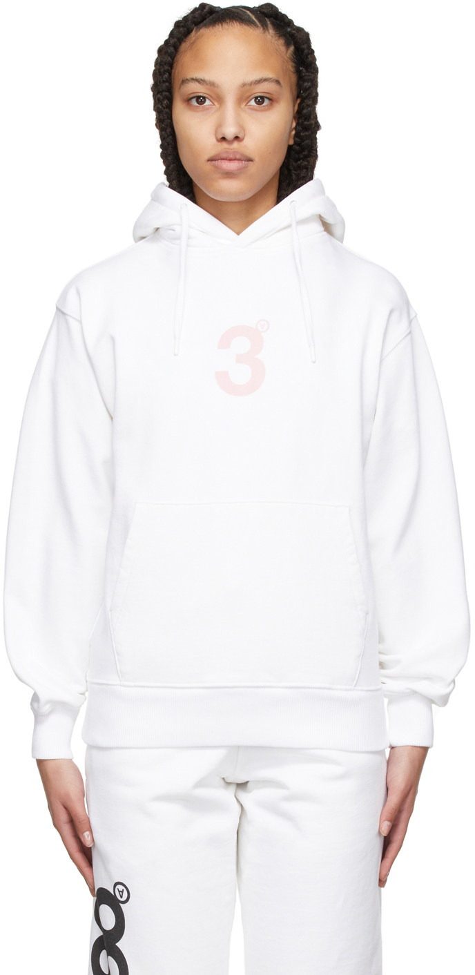 Aitor Throup’s TheDSA Aitor Throup's TheDSA SSENSE Exclusive White Graphic Hoodie