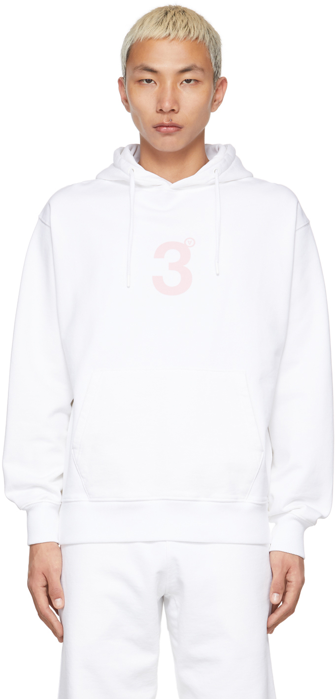 Aitor Throup’s TheDSA Aitor Throup's TheDSA SSENSE Exclusive White Logo Hoodie