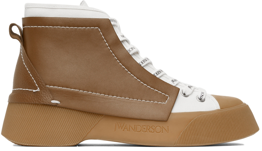 Womens Trainers JW Anderson Trainers JW Anderson Leather Sneakers in White 