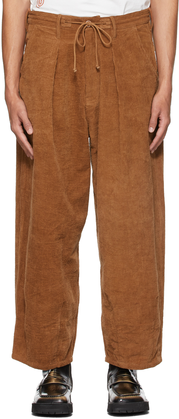 STORY mfg. Brown Lush Trousers | Smart Closet