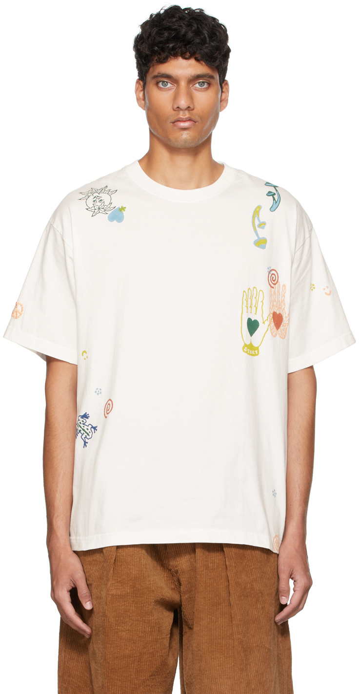 Story mfg.: White Grateful T-Shirt | SSENSE