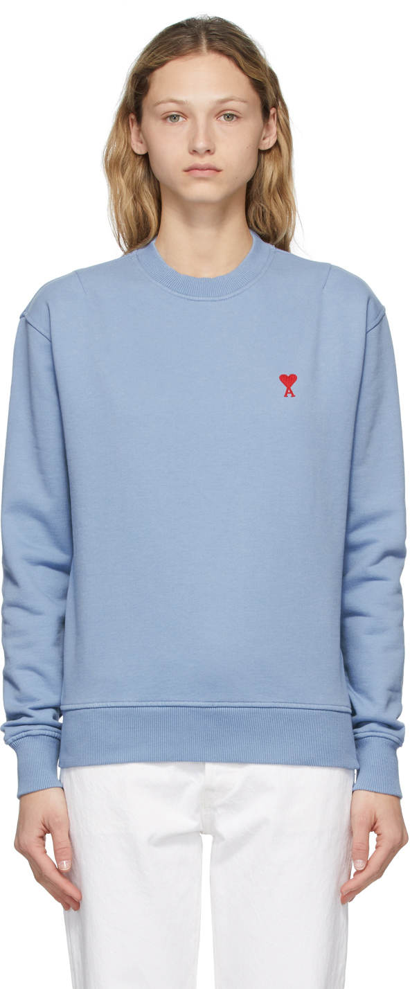ami blue sweatshirt