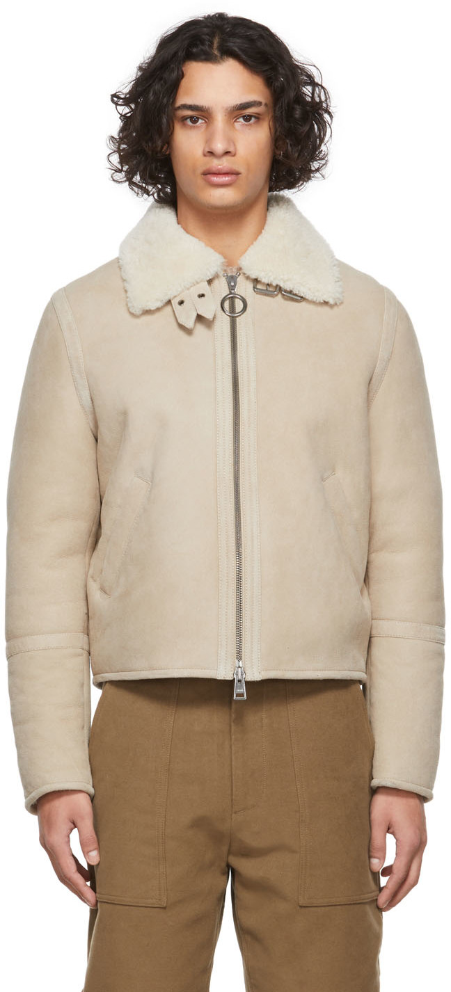 ami shearling jacket