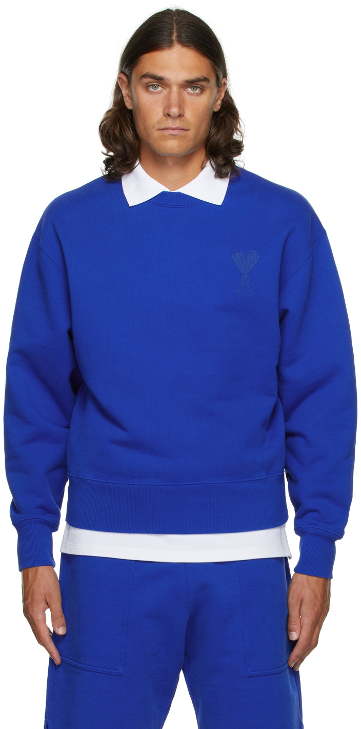 Pull AMI Alexandre Mattiussi Homme Cœur Logo A Taille M