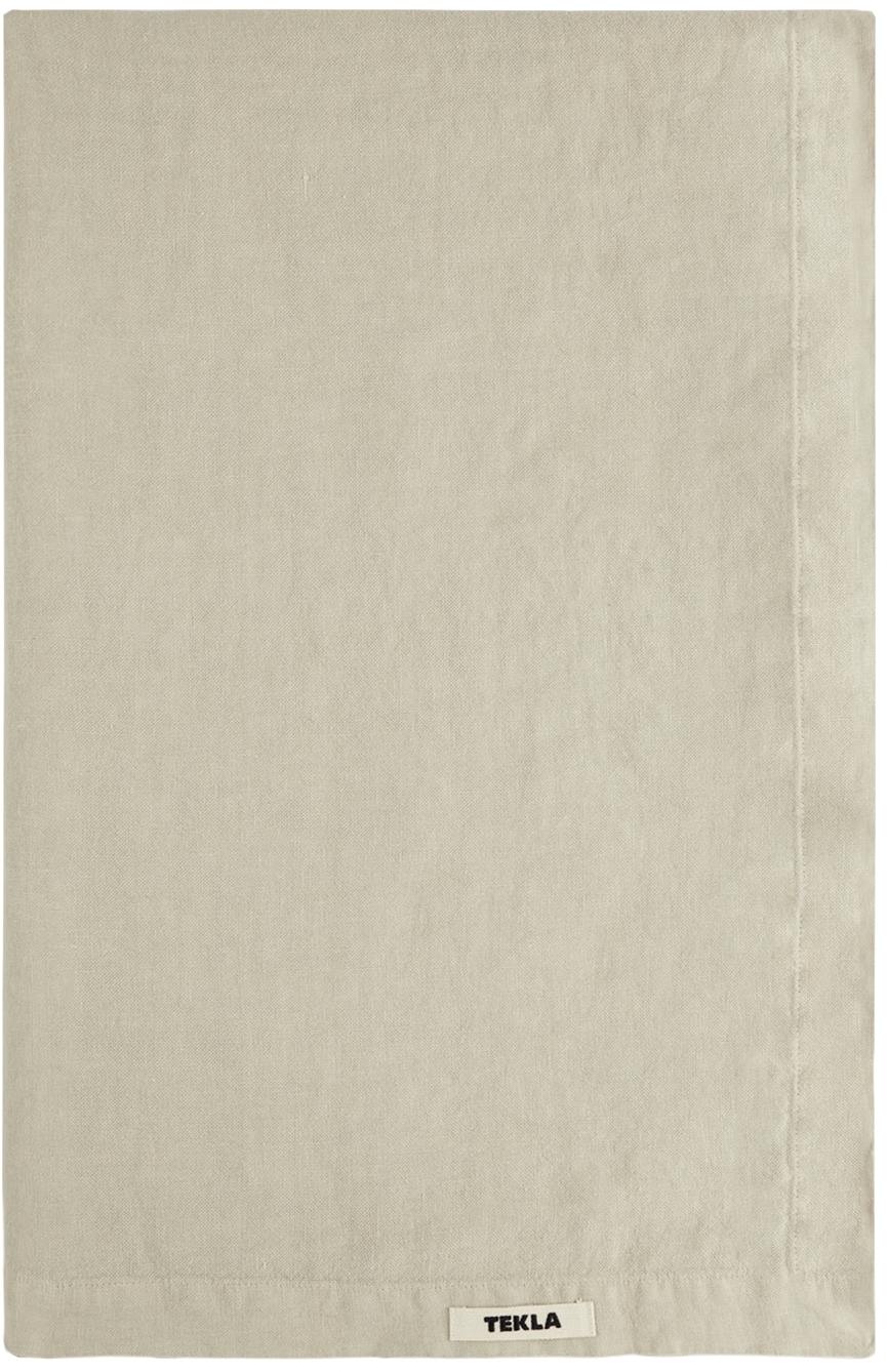 Grey French Linen Bedspread, Double by Tekla | SSENSE Canada