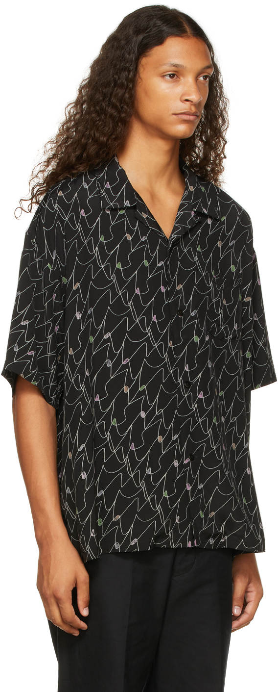 Visvim Black Wallis Short Sleeve Shirt | Smart Closet