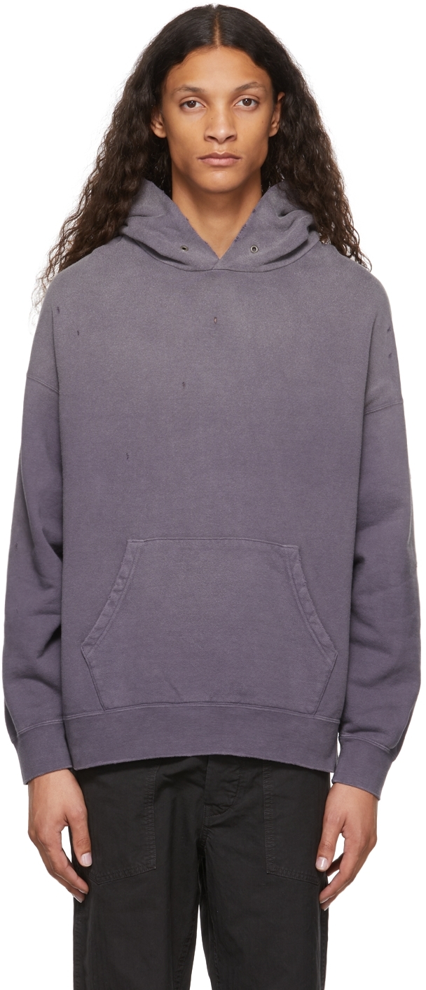 Visvim Purple P.O. Crash Jumbo Hoodie | Smart Closet