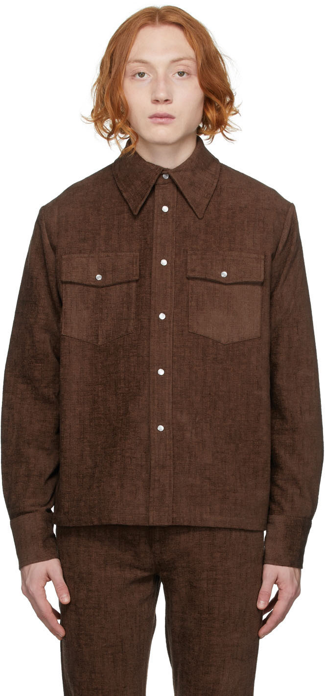 Séfr Brown Matsy Shirt Jacket | Smart Closet