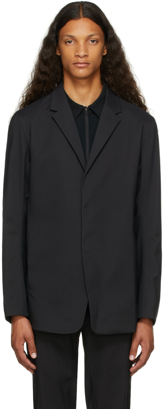 Veilance: Black Indisce Blazer | SSENSE Canada