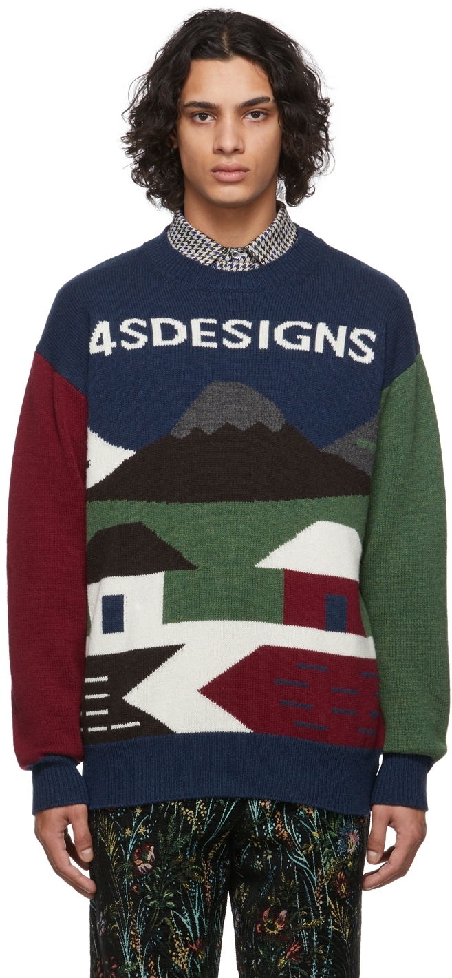 Multicolor 4SD Landscape Sweater