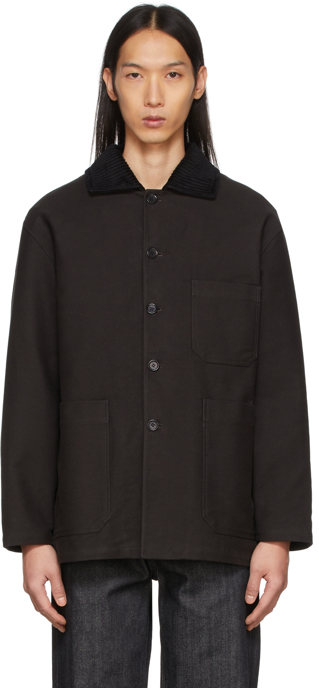 mfpen Black Deco Moleskin Jacket | Smart Closet