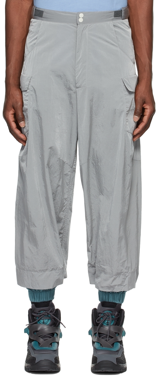 SSENSE Exclusive Grey Ice Cargo Pants