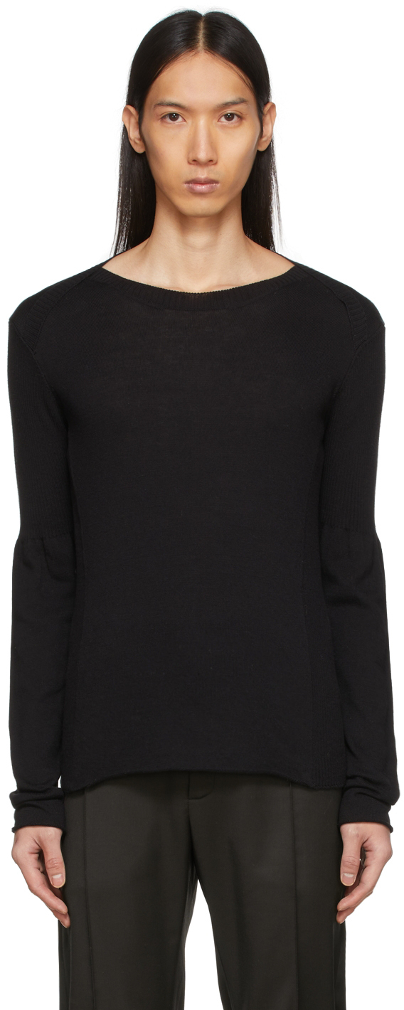 ADYAR SSENSE Exclusive Black Milano Long Sleeve T-Shirt