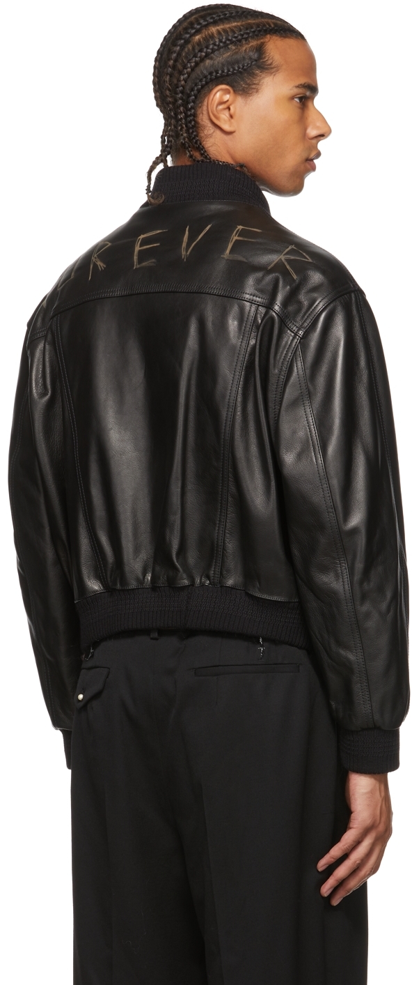 Magliano Black Leather Forever Jacket | Smart Closet