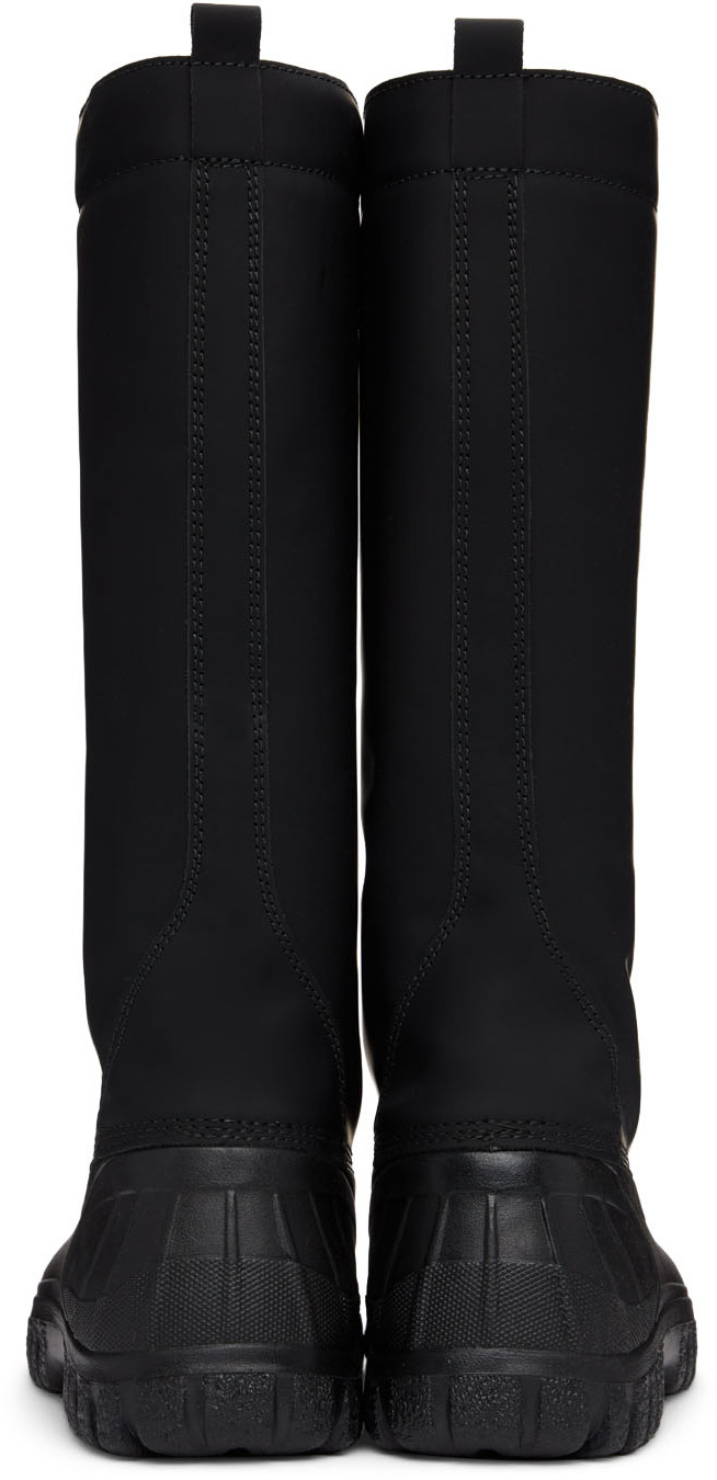 RAINS Black Diemme Edition Anatra Alto High Boots | Smart Closet