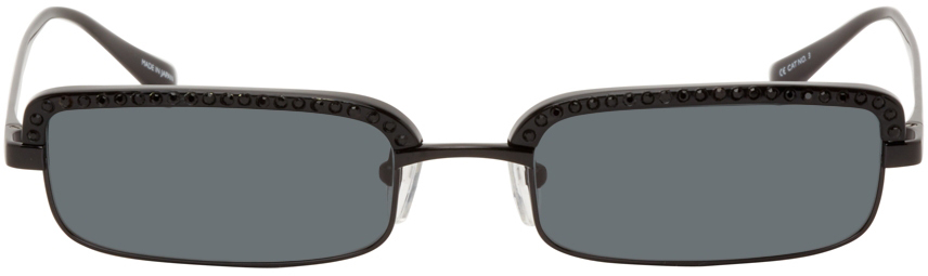 Black Linda Farrow Edition Dana Sunglasses