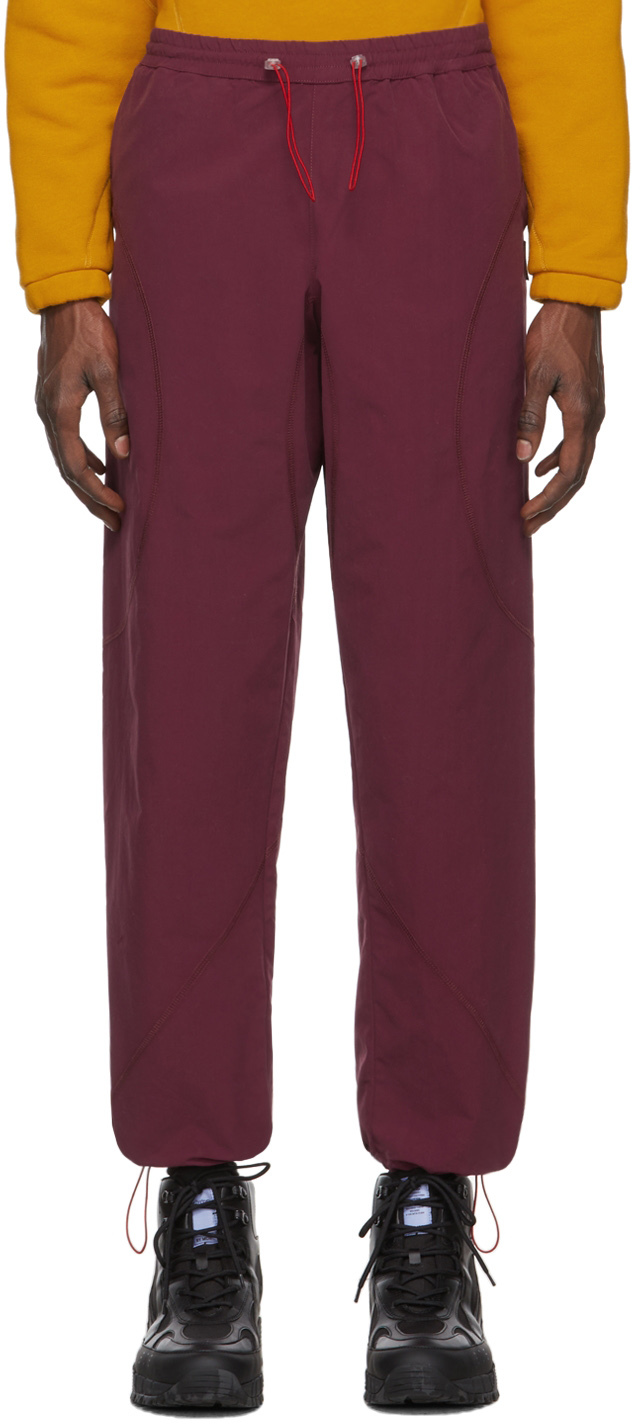 Burgundy Tech Coverstitch Air Lounge Pants