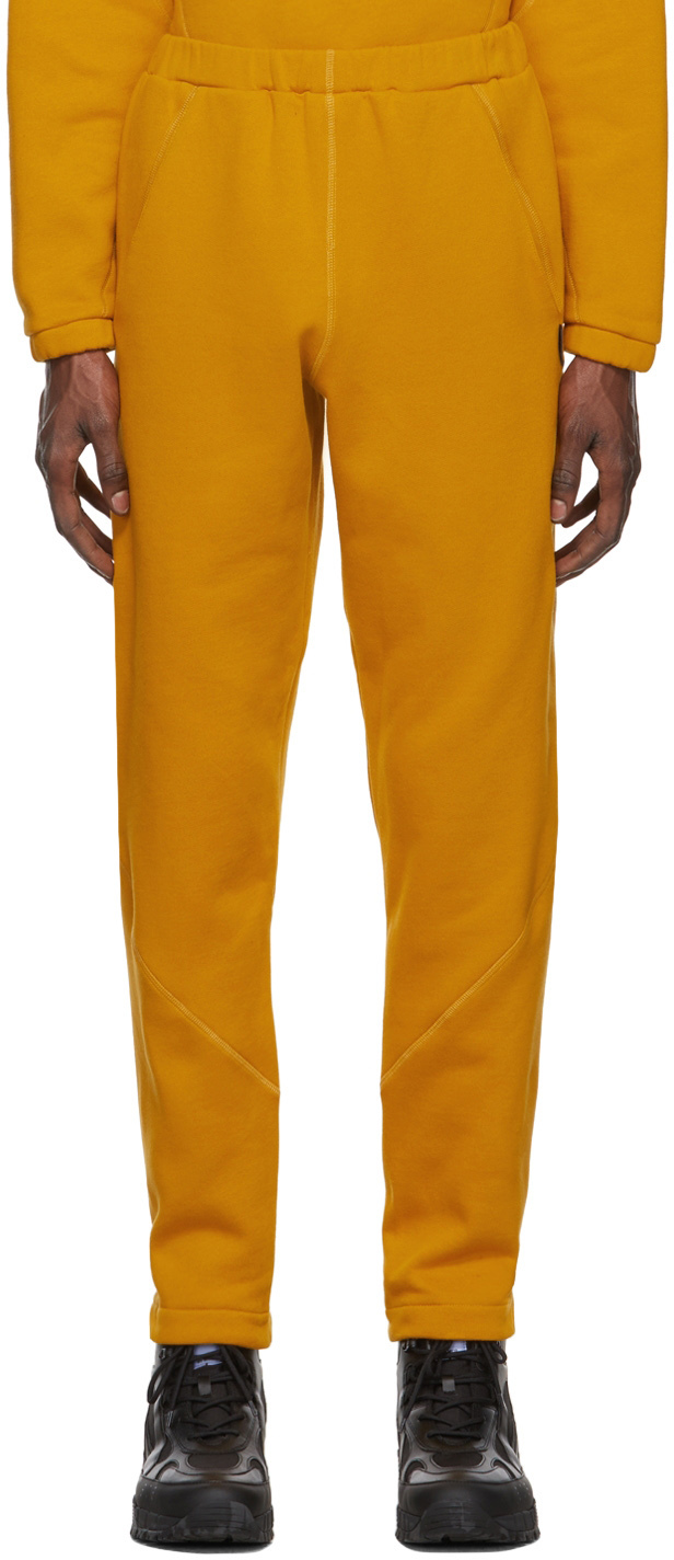 SSENSE Women Clothing Loungewear Sweats Yellow Linen Pants 