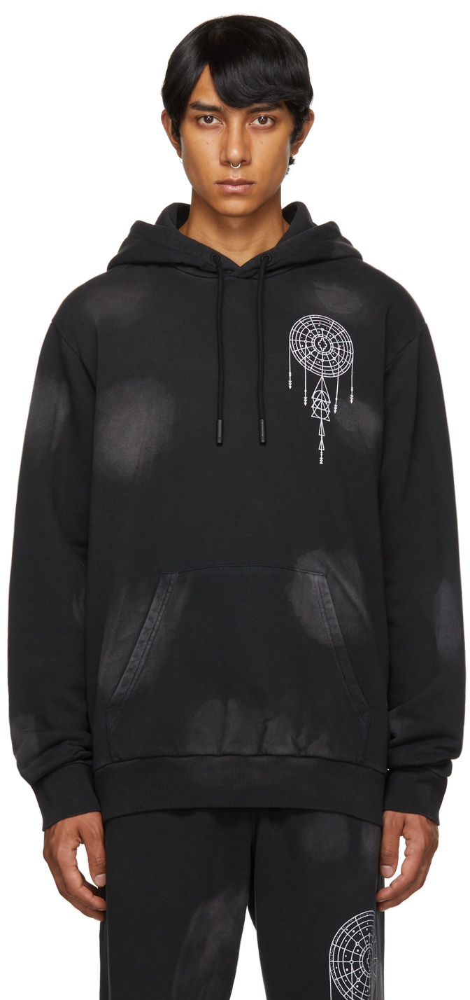 Black Graphic Hoodie