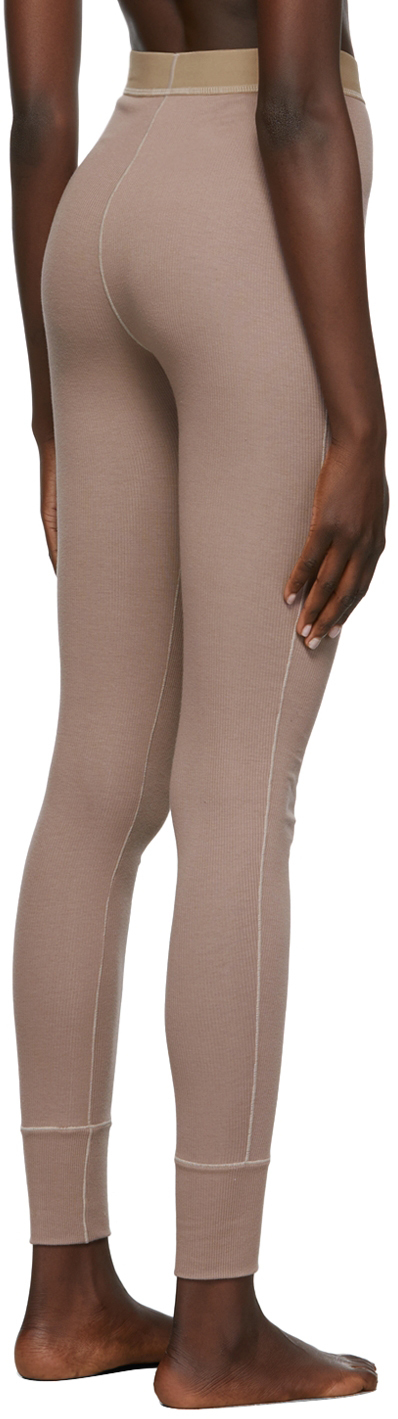New SKIMS Ribbed Corton Legging in Soot Size XL